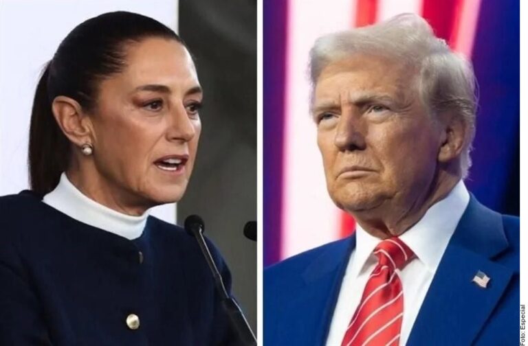 Ofrecí a Sheinbaum militares, pero ella tiene miedo.- Trump