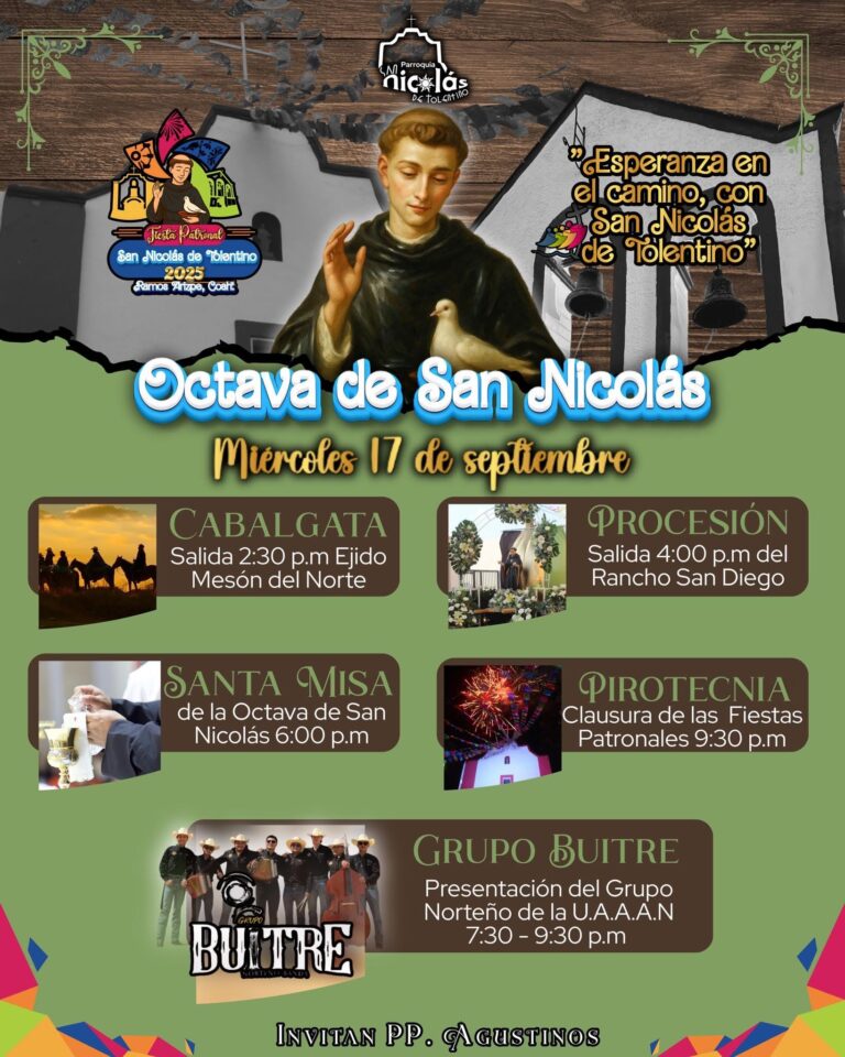 Ramos Arizpe se alista para la Octava de San Nicolás y el cierre de las Fiestas Patronales 2025