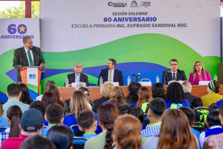 Ramos Arizpe celebra 60 años de la primaria Ingeniero Eufrasio Sandoval Rodríguez
