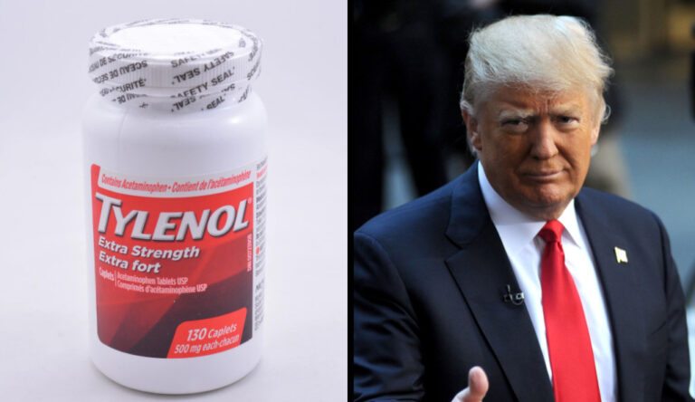 Trump liga sin pruebas el consumo de Tylenol en el embarazo con el autismo