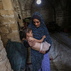 MEDIO ORIENTE-CIUDAD DE GAZA-NIÑA-DESNUTRICION