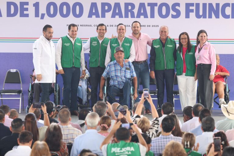 Arranca Manolo entrega de mil aparatos ortopédicos en Coahuila