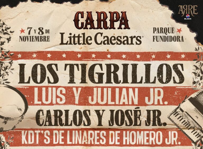 Arre Pepsi Black 2025 anuncia su tercer escenario “Carpa Little Caesars”. Conoce todos los detalles