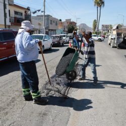 Bachea gobierno de Javier Díaz en calles y vialidades por toda la ciudad