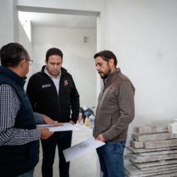 Construcción del Centro Comunitario Urdiñola al 50 por ciento de avance