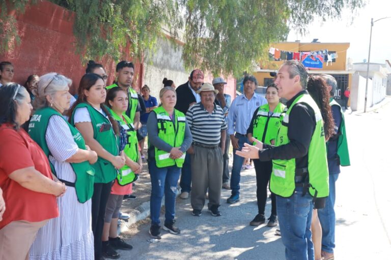 Entrega Gobierno de Saltillo obra de gavión para protección de viviendas