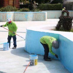 Intensifica Saltillo trabajos de mantenimiento del lago de la Alameda