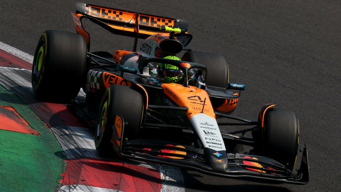 Lando Norris registra el mejor tiempo en P3 del GP de CDMX