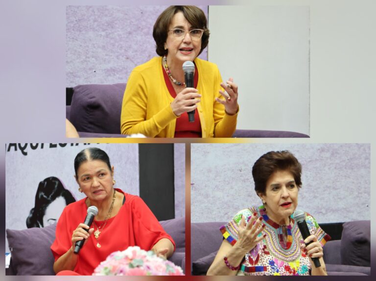 Llevan a cabo el Conversatorio “A 72 años del voto de la mujer, ¡Aquí Estamos!”