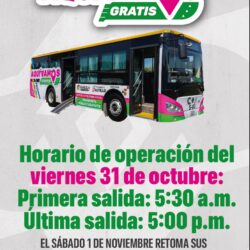 Operará el 31 de octubre el