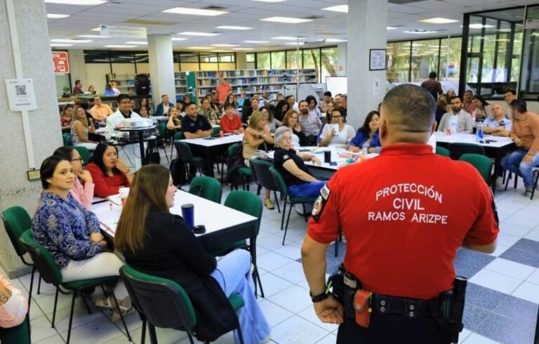 Protección Civil y Bomberos de Ramos Arizpe promueve la cultura de autoprotección en la UTC