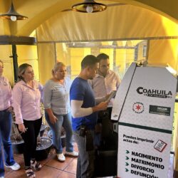 Ramos Arizpe cuenta ya con cajero de actas para trámites rápidos y seguros
