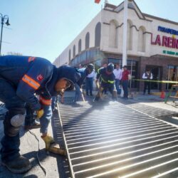 Repara Municipio rejillas del bulevar Miguel Ramos Arizpe2