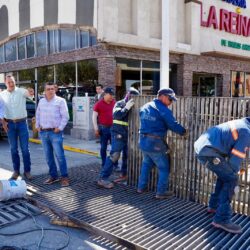 Repara Municipio rejillas del bulevar Miguel Ramos Arizpe3