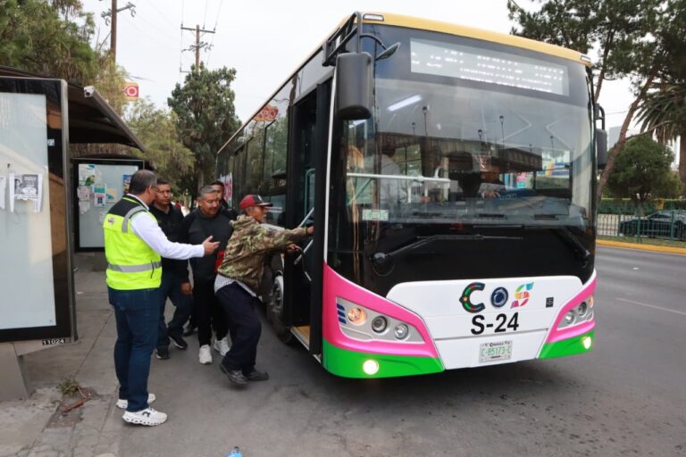 Supervisa IMMUS rutas troncales del “Aquí Vamos Gratis”