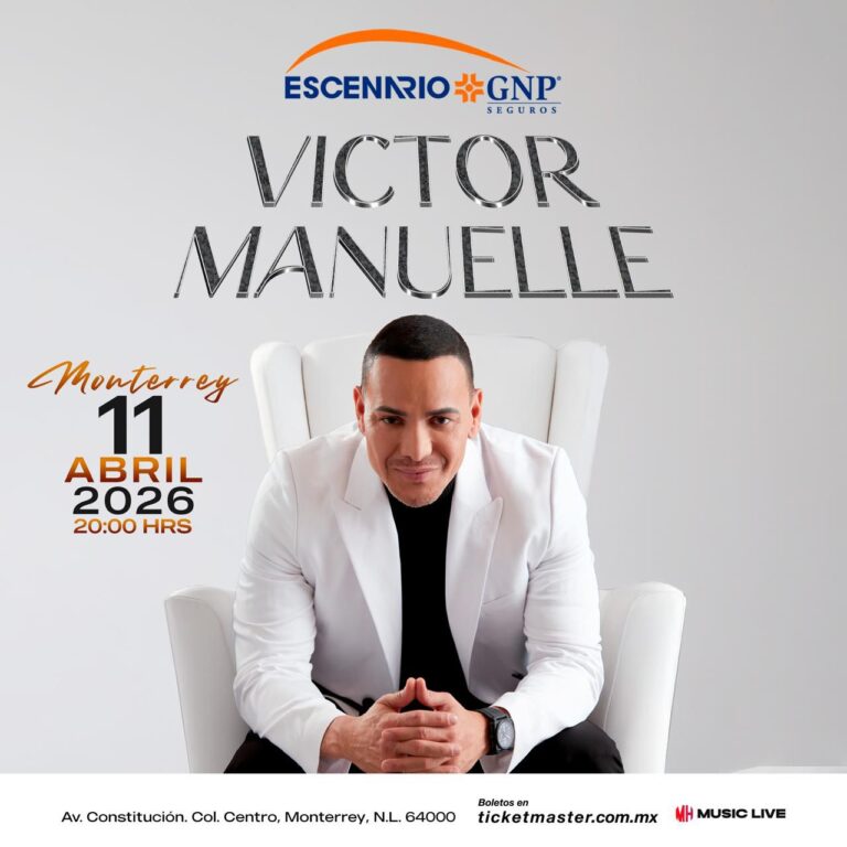 Victor Manuelle llega a Monterrey en concierto. Conoce todos los detalles