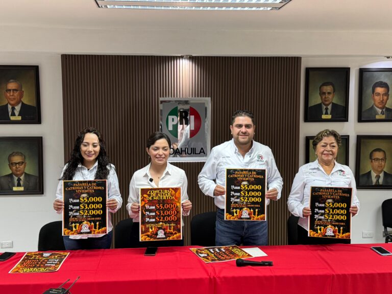 Celebra y preserva PRI tradiciones; invita a concurso de catrinas y altares
