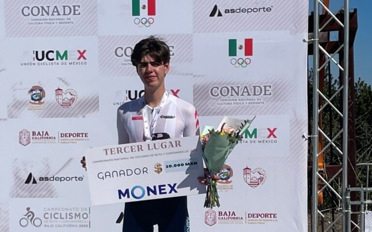 Conquista el coahuilense Ángel Armendáriz el bronce en Nacional de Ciclismo de Ruta