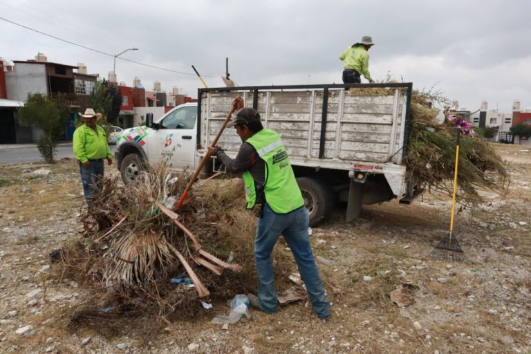 Continúa Saltillo con acciones de limpieza en callejones de Mirasierra   