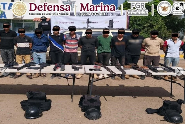 Detienen a 18 ligados a Los Chapitos en Sinaloa