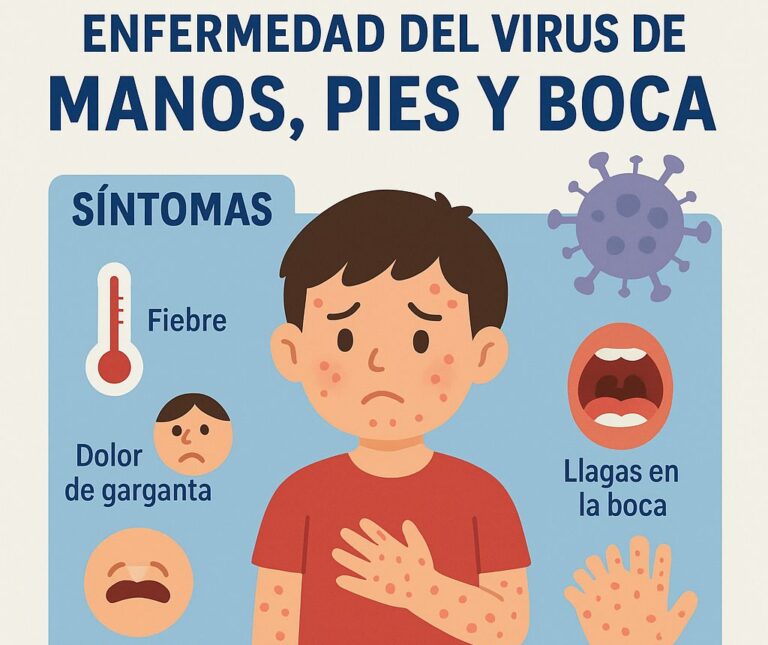 Enfermedad de manos, pies y boca: síntomas, tratamiento, causas y cómo prevenirla