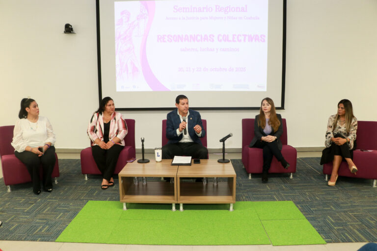 Inauguran en la UA de C el Seminario Regional Acceso a la Justicia para Mujeres y Niñas: Resonancias Colectivas, saberes, luchas y caminos