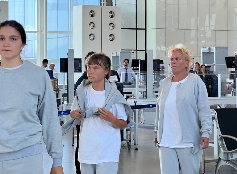 Liberan a Greta Thunberg y a otros 170 activistas, los mexicanos aún permanecen en Israel