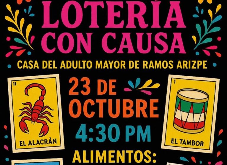 Lotería con causa en Ramos Arizpe: “Giving Smiles A.C.” invita a su evento benéfico el 23 de octubre