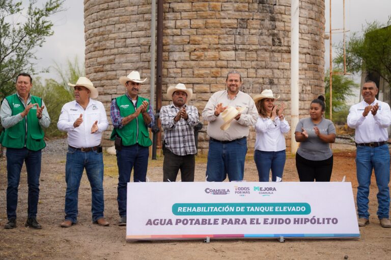 Más agua para el campo de Ramos; conjuntan esfuerzos Manolo y Tomás