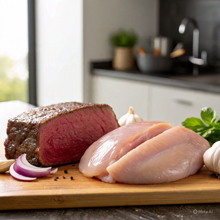 ¿Por qué la carne cruda de pollo es más peligrosa que la de res?