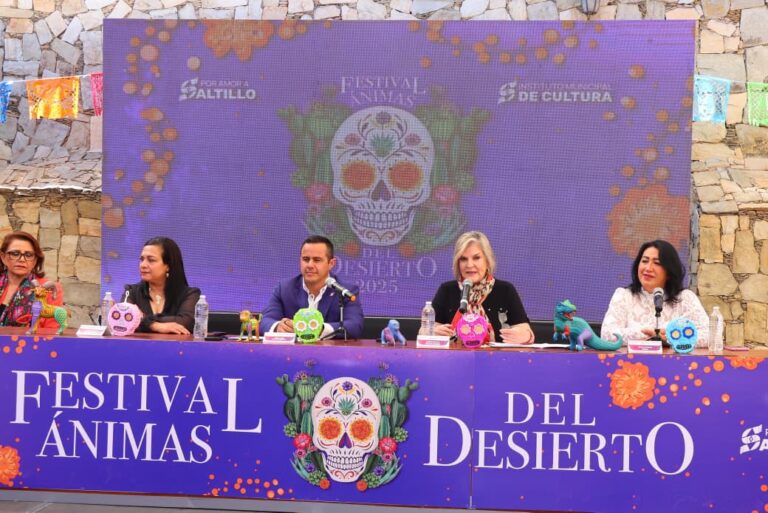 Presentan en Saltillo el Festival Ánimas del Desierto 2025