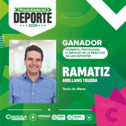 sebastian002 SEBASTIÁN GARCÍA CONQUISTA EL PREMIO ESTATAL DEL DEPORTE COAHUILA 2025
