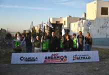 Lleva Javier Díaz pavimentación al oriente de Saltillo