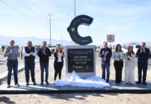 Entrega Manolo prolongación de bulevar Los Pastores en Saltillo