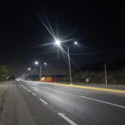 Al 90 por ciento, modernización de luminarias en los 4 accesos a Saltillo3