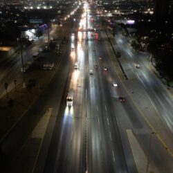 Al 90 por ciento, modernización de luminarias en los 4 accesos a Saltillo7