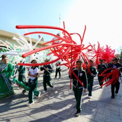 Arteaga conmemora el 115 Aniversario de la Revolución con desfile y guardia de honor6