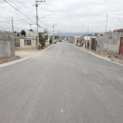 Avanza pavimentación en La Gloria; registra 80 por ciento de avance