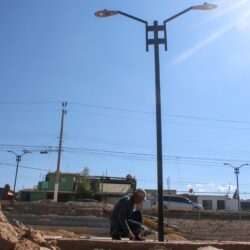 Avanzan los trabajos de rehabilitación en la plaza Fidel Velázquez de RA1