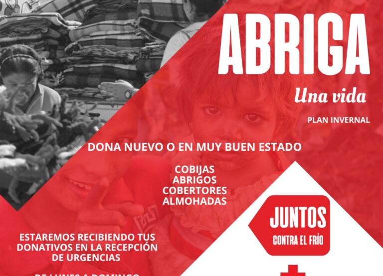 Cruz Roja Saltillo invita a sumarse al Plan Invernal “Abriga una Vida”; recepción de donativos hasta el 15 de diciembre