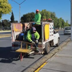 Delimita Municipio camellones en favor de la seguridad vial en Saltillo2