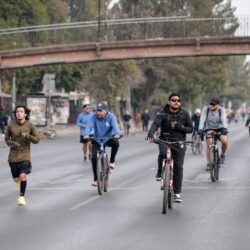 Disfrutan saltillenses de actividades en la Ruta Recreativa