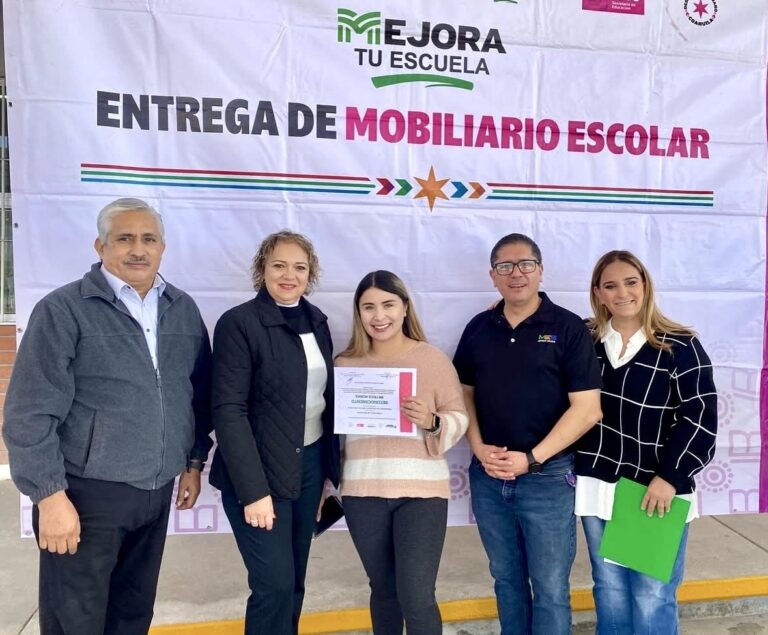 Empresarios de Ramos Arizpe fortalecen la educación con donación de lockers a la Escuela Técnica No. 97