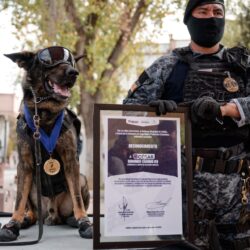 Encabeza Javier Díaz “jubilación” de dos elementos de la unidad canina6