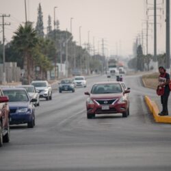 Entrega Javier Díaz adecuación vial en Fundadores y Colosio