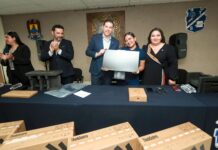 Entrega rector de la UAdeC Mobiliario a la Facultad de Trabajo Social Unidad Sureste