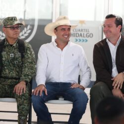 Entregamos un arco de seguridad y un cuartel en los límites con Nuevo León y Tamaulipas1