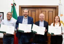 Gobierno de Coahuila y municipios de Arteaga y Ramos Arizpe firman convenios de colaboración para el mantenimiento y mejora de libramientos
