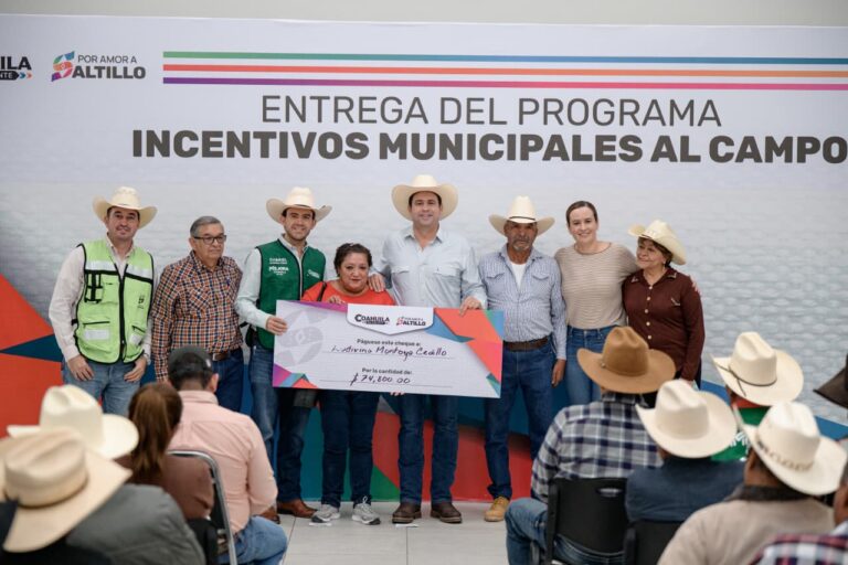 Invierte Javier Díaz 100 MDP en el campo; entrega Incentivos Municipales