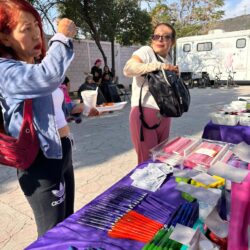 Llega la Brigada Naranja “Unidas por Ellas” al parque Abraham Curbelo3